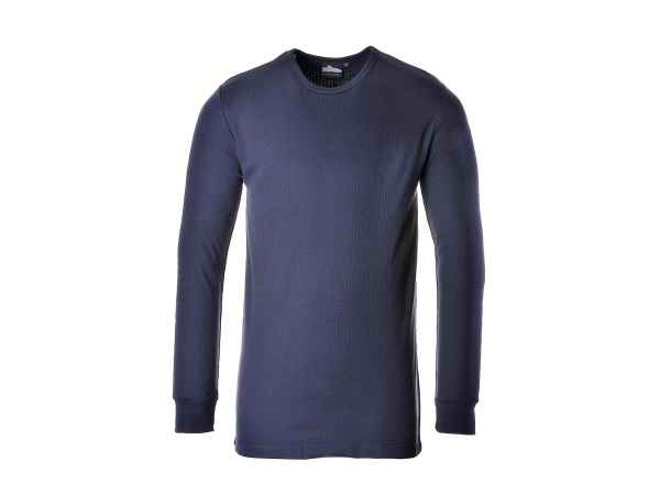 Portwest® Thermo-T-Shirt B123  mit langen Ärmeln Marine_L