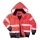 Portwest® C465 Warnschutz 3-in-1 Kontrast Pilotjacke Wasserdicht Rot/Marine_XXL
