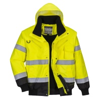 Portwest® C465 Warnschutz 3-in-1 Kontrast Pilotjacke...