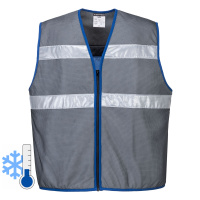 Portwest® CV01 Kühlweste Grau Leicht und bequem...