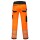 Portwest® PW303 Leichte Warnschutz-Stretch Arbeitsbundhose Orange/Schwarz_46