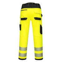 Portwest® PW385 PW3 Warnschutz Stretch Arbeitshose für DAMEN Gelb/Schwarz_36