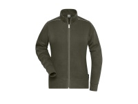 James & Nicholson® Ladies Workwear Sweat-Jacket - SOLID -JN893