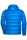 James & Nicholson® Mens Down Jacket JN1060 Daunenjacke mit Kapuze blue/silver_XL