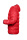 James & Nicholson® Mens Down Jacket JN1060 Daunenjacke mit Kapuze red/navy_L