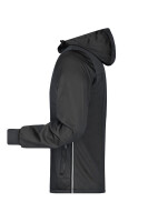 James & Nicholson® JN1078 Mens Maritime Jacket Softshelljacke black/black/white_L