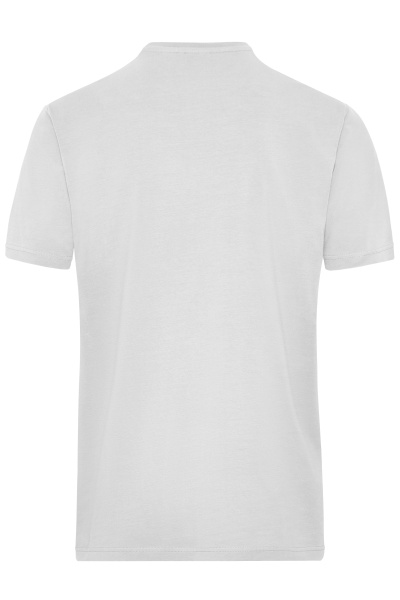 James & Nicholson® JN 1802 Mens BIO Stretch-T Work - SOLID - White_M