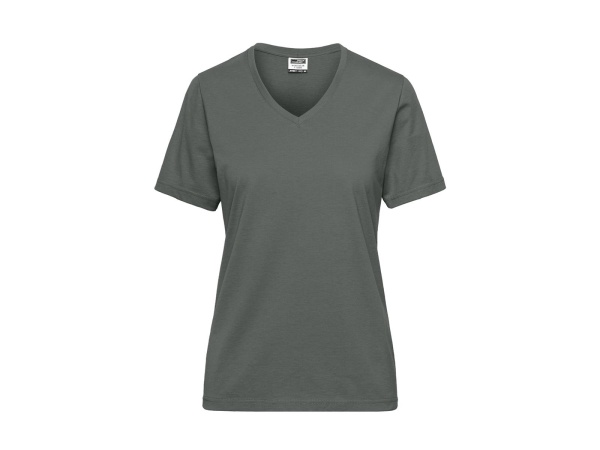 James & Nicholson® Ladies BIO Workwear T-Shirt JN1807 5 Stück dark-grey_S