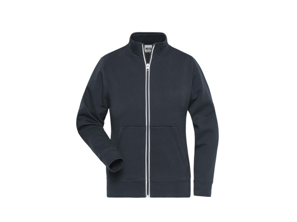James & Nicholson® Damen Doubleface Work Jacket  JN1809 carbon_M