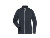James & Nicholson® Damen Doubleface Work Jacket  JN1809 carbon_M