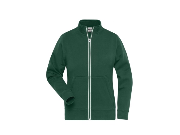 James & Nicholson® Damen Doubleface Work Jacket  JN1809 dark-green_XXL