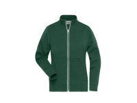 James & Nicholson® Damen Doubleface Work Jacket  JN1809 dark-green_XXL
