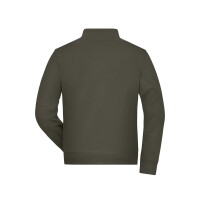 James & Nicholson® Mens Doubleface Work Jacket JN1810 olive_XS