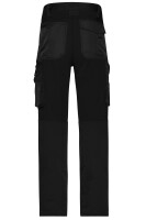 James & Nicholson® Workwear Stretch-Pants Slim Line JN1812 black/black_25