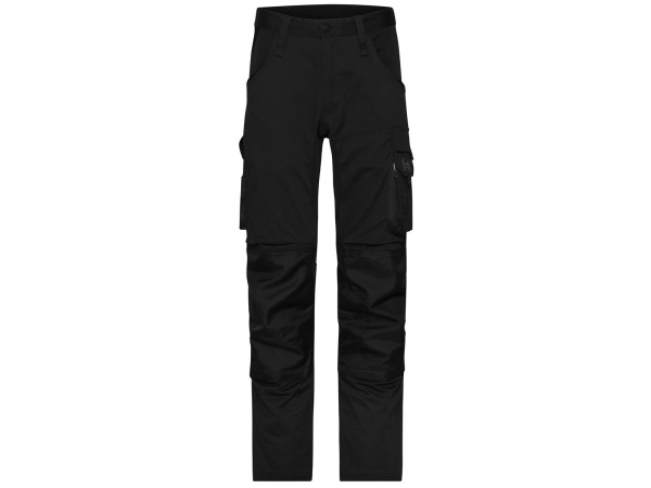 James & Nicholson® Workwear Stretch-Pants Slim Line JN1812 black/black_98