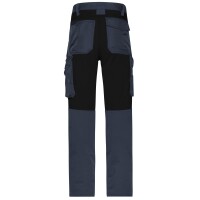 James & Nicholson® Workwear Stretch-Pants Slim Line JN1812 carbon/black_26