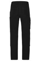 James & Nicholson Workwear Pants 4-Way Stretch Slim Line JN1813 black_56