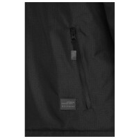 James & Nicholson® JN1815 Padded Hardshell Workwear Jacket carbon/black_L