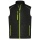 James & Nicholson® JN1822 Mens Hybrid Vest black/neon-yellow_XS