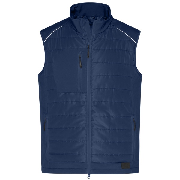 James & Nicholson® JN1822 Mens Hybrid Vest navy/navy_XL