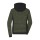 James & Nicholson® JN1843 Ladies Padded Hybrid Jacket olive-melange/black_XS