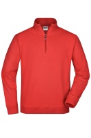 James & Nicholson®  Zip-Sweatshirt JN352 red_XXL