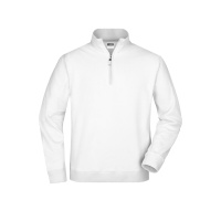 James & Nicholson®  Zip-Sweatshirt JN352 white_XXL