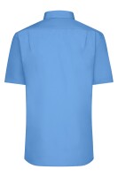 James & Nicholson® Men´s Kurzarm Hemd Short Sleeve Poplin JN680 aqua_3XL