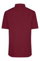 James & Nicholson® Men´s Kurzarm Hemd Short Sleeve Poplin JN680 wine_XXL