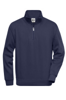 James & Nicholson® Workwear Half Zip Sweat  JN831...