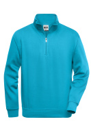 James & Nicholson® Workwear Half Zip Sweat  JN831...