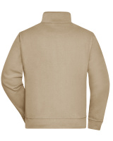 James & Nicholson® Workwear Sweatshirt Jacke JN836 Unisex stone_XS