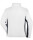 James & Nicholson® Mens Workwear Fleece Jacket JN842 white/carbon_M
