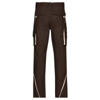 James & Nicholson® JN847 Workwear Pants COLOR brown/stone_56