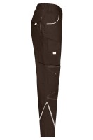 James & Nicholson® JN847 Workwear Pants COLOR brown/stone_56