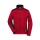James & Nicholson® JN861 Ladies Knitted Workwear Fleece Jacket red-melange/black_3XL