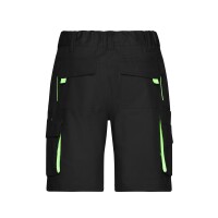 James & Nicholson Workwear Bermudas-Level 2 COLOR black/lime-green_62