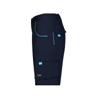 James & Nicholson Workwear Bermudas-Level 2 COLOR navy/turquoise_52