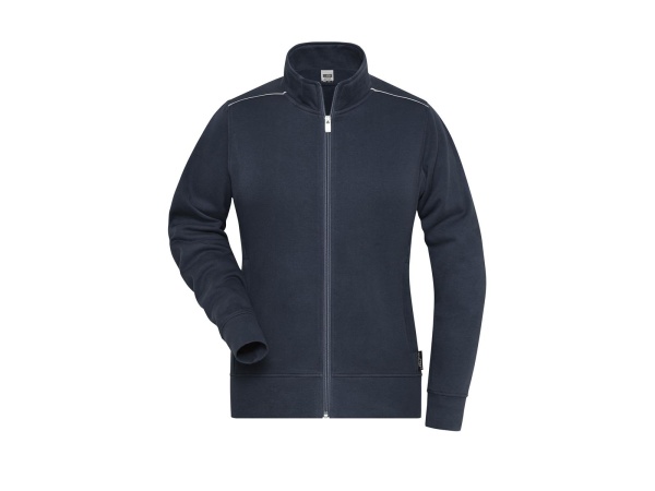 James & Nicholson® Ladies Workwear Sweat-Jacket - SOLID -JN893 navy_4XL