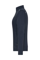 James & Nicholson® Ladies Workwear Sweat-Jacket - SOLID -JN893 navy_4XL