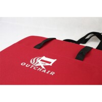 OUTCHAIR Bottom Heater Das beheizbare Sitzpolster für unterwegs Rot