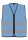 Korntex® RX217 Warnweste mit Reißverschluss „Cologne“ Himmelblau_L