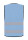 Korntex® RX217 Warnweste mit Reißverschluss „Cologne“ Himmelblau_L
