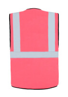 Korntex® Comfort Warnweste „Hamburg“ - Multifunktional - Mit Taschen XL_Neon / Pink