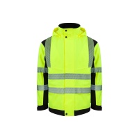 Korntex® Hi-Vis Softshell Regenjacke (Printable)...