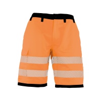 Korntex® EOSST - Hi-Vis Shorts mit schwarzen Partien -