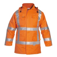 Hydrowear High Visibility Apollo Warnschutzparka Orange...