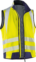 KÜBLER REFLECTIQ Weste PSA 2 Warngelb / Dunkelblau_L