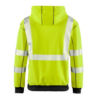 4PROTECT® Warnschutz-Hoodie PORTLAND Leuchtgelb/Grau_M