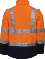 ELKA Visible Xtreme Softshelljacke Abnehmbare Ärmel 086500R Warnorange/Marine_M